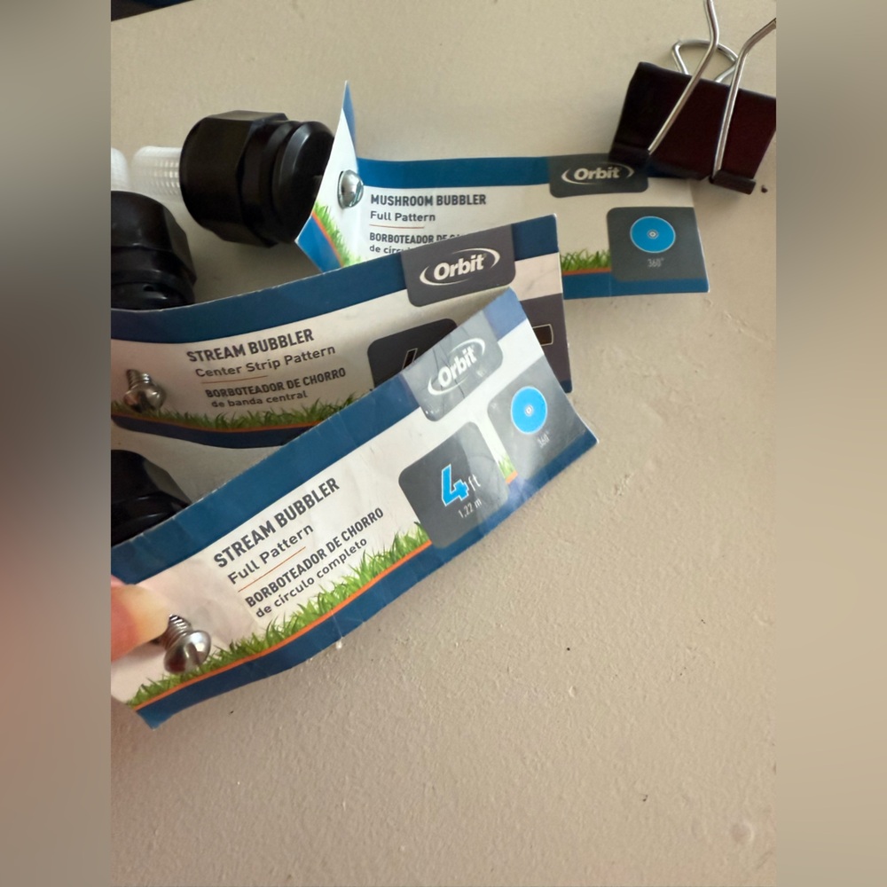 Orbit 3 sprinkler heads NWT